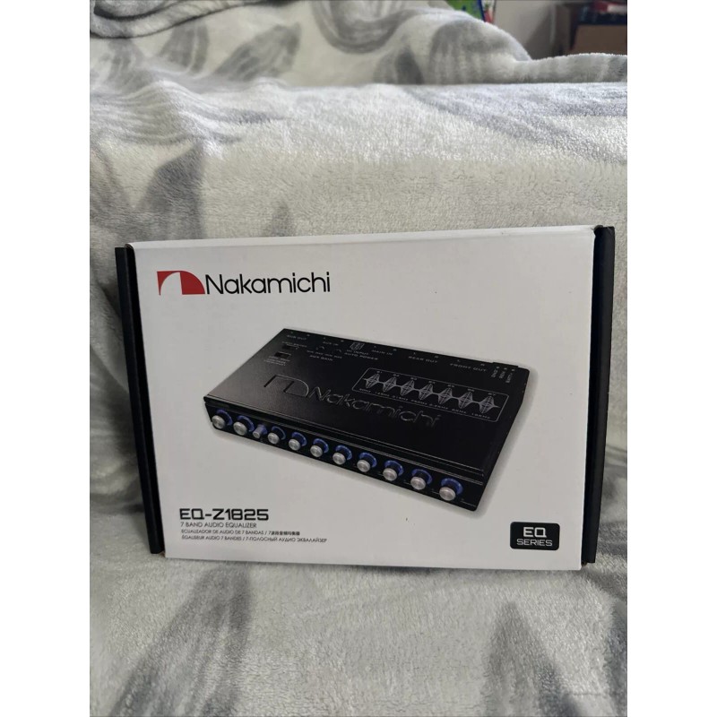Nakamichi NEW Nakamichi EQ-Z8125 Car Audio 7-band Graphic Equalizer With