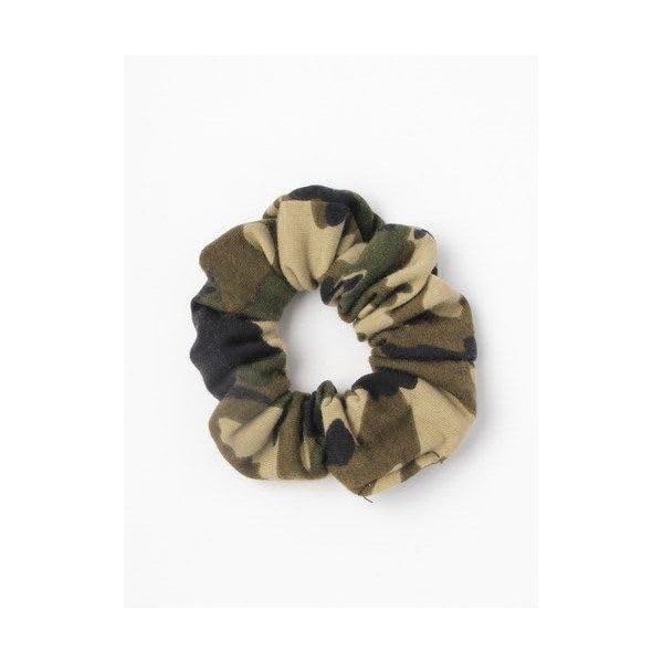 Arranview Jewellery Medium Camouflage Print Fabric Hair Scrunchie