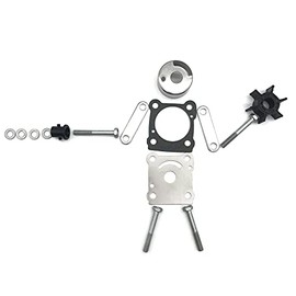 6G1-W0078-A1 Water Pump Impeller Repair Kit for Yamaha Outboard 6G1-W0078-00/6G1-W0078-01/6N0-W0078-A0 Sierra 18-3460 6HP 8HP 2-Stroke