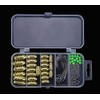 VOANZO 69pcs Texas Fishing Rigs Set, Fishing Hook Kit, Threaded