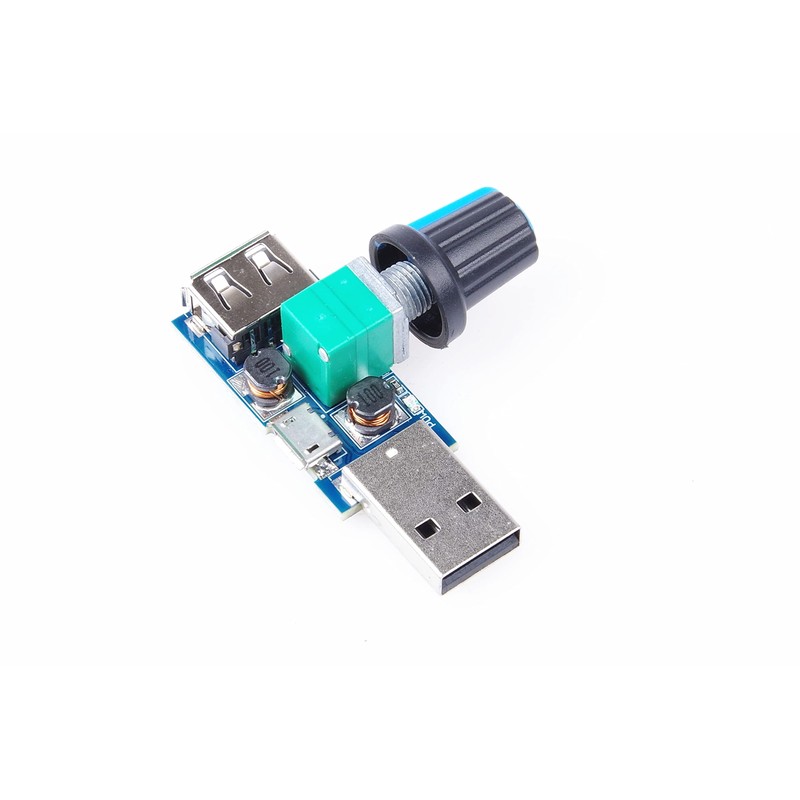 KNACRO 5W Mini USB Fan Air Volume Speed Stepless Governor Module