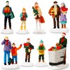 GW Box 8 Pcs Christmas Village People Figurines