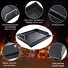 Nonstick Cast Iron Griddle for Gas Grill Nanoceramic Stove Top