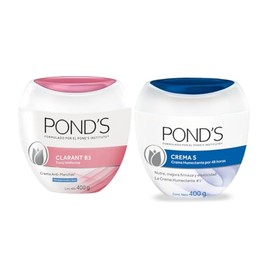 Ponds Crema Facial Anti-manchas Clarant B3 Piel Balanceada a Seca 400 g  Crema S Humectante 400 g                                                     