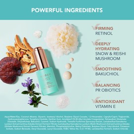 Foreo IRIS Firming PM Eye Serum - Retinol - Mushroom Extract - Vitamin E - Bakuchiol - Travel size Treatment Products - Dark Circles & Bags - Fragrance Free - All Skin Types - 0.5 oz