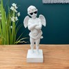 29cm Tall Too Cool Quirky Cherub Wearing Sunglasses Ornament (White)