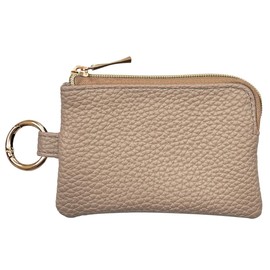 Smart Key Case, Miraculous Ring, Key Case, Card Case, Coin Purse, Small Item, Keyless Case, Mini Pouch, Women's, Men's, chai beige