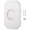 Vinyl Siding Light Mounting Blocks, PVC Built-in Electrical Box Mounting
