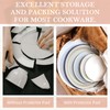 ReFeltidolom Thick Felt Plate Dividers, Set of 48 Plate Separators