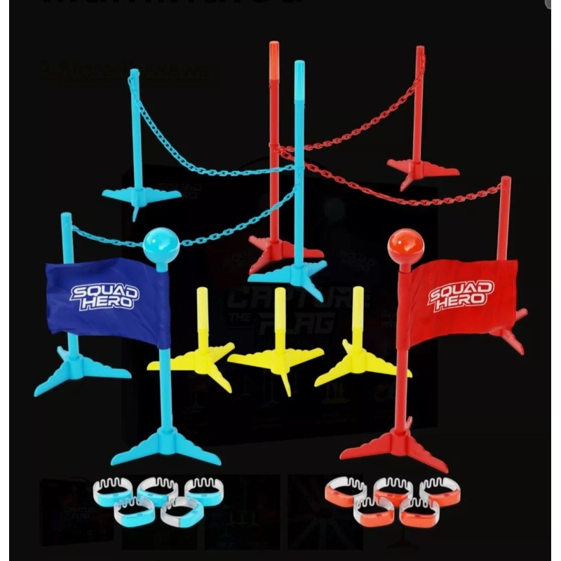 Squad Hero Capture The Flag Illuminated Play Set 10 Players