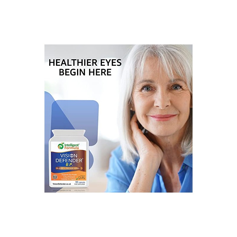 Vision Defender BP Eye Supplement: Bilberry and Pine Bark Extracts