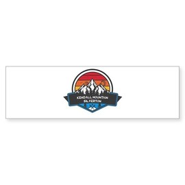CafePress Kendall Mountain Ski Area Silverton Colorado 10"x3" Rectangle Vinyl Bumper Sticker Car Decal