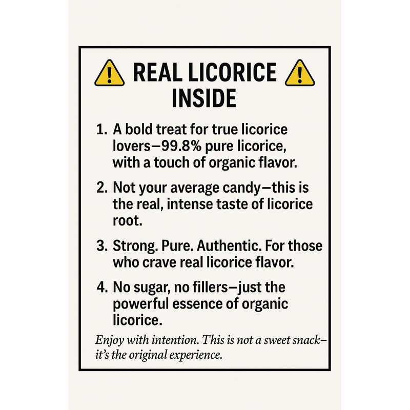 ZOT 100% pure Organic Licorice, Mint flavor, 0.4 oz flip-top