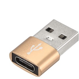 Usb 3.1 Type C Female To Usb 3.0 Male Adapter Converter | Type-C Female To Usb 3.0 Male Adapter | Usb C 3.1 Type C Female To Usb 3.0 Type A Male Port Converter For Android Mobiles. (Gold)