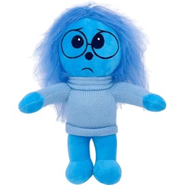 Cute Inside Out 2 Plush Toys Collection, 9"-11" Inches Soft Cuddly Stuffed Toys for Kids Preferred Gifts for Birthday Parties and Special Occasions (Sadness)