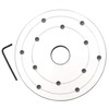 VINWOX 6" Wood Lathe Steel Faceplate, 1-1/4”x8TPI Spindle Thread Woodworking
