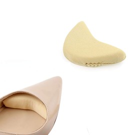 Fodattm 3 Pairs Men Women Shoe Filler Shoe Inserts Improve Shoes Slightly Too Big Prevents Foot Rushing Forward for High Heels Pumps Flats Sneakers (Nude)