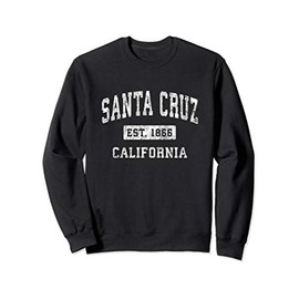 Santa Cruz California CA Vintage Established Sports Design Sweatshirt