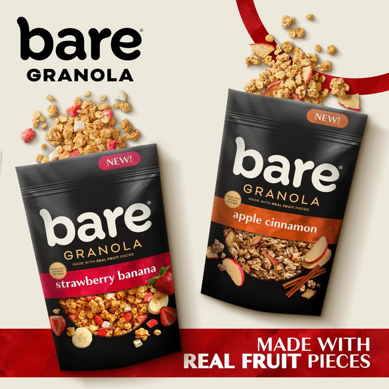 Bare Granola Cereal Variety Pack, 11 oz Bags (Pack of