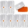 6 Pack 40 Gram Silica Gel Canister Dehumidifier Desiccant Orange