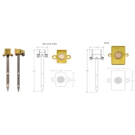 SPW Brilliance MINI-BEAM-2700-200 LED Light Fixture 3W 2700K 30° Dimmable MINIBEAM2700200, Brass