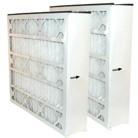 Atomic Compatible for Skuttle 000-0448-002 MERV 8 25x20x5 (Actual Size 24 3/4" X 19 3/4" X 4 7/8") Furnace Filters - 2 Pack