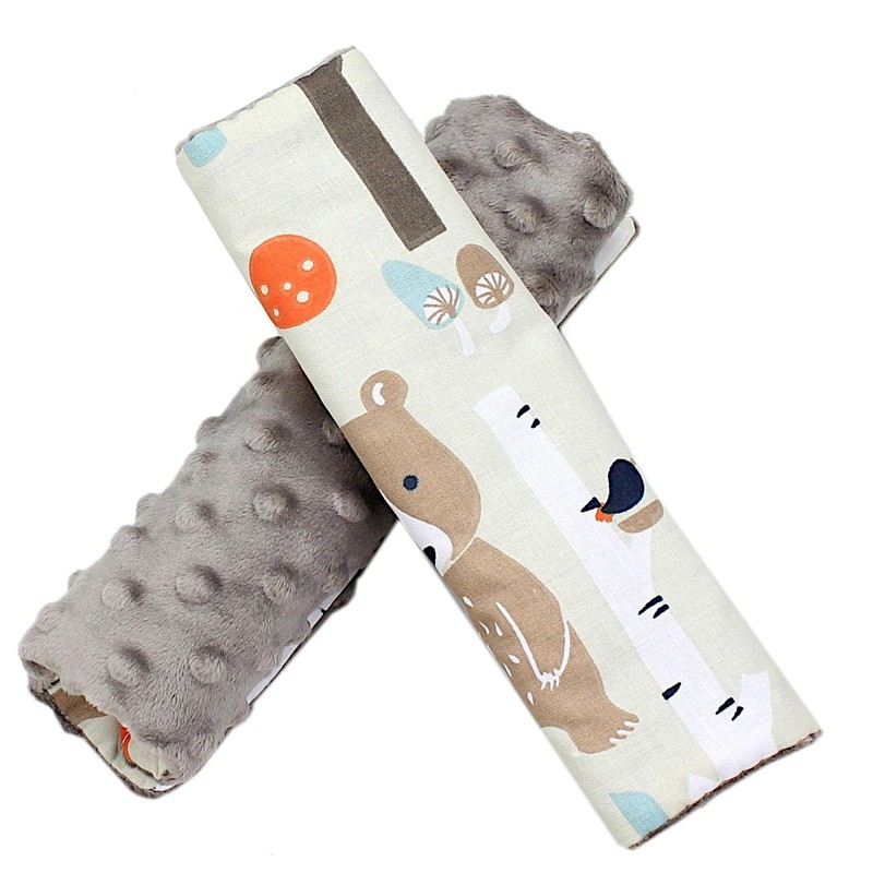 TupTam Children's Car Seat Belt Protector Pack of 2 Hearts