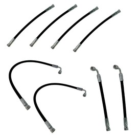 E-KLHK44 Front Loader Attachment Boom & Bucket Cylinder Hose Kit for Kubota LA534 (serial number prior to A1362), LA534A (serial number prior to C0809)