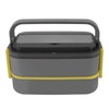 Lunch Box Double Layer Microwave Safe Leakage Proof Stainless Steel