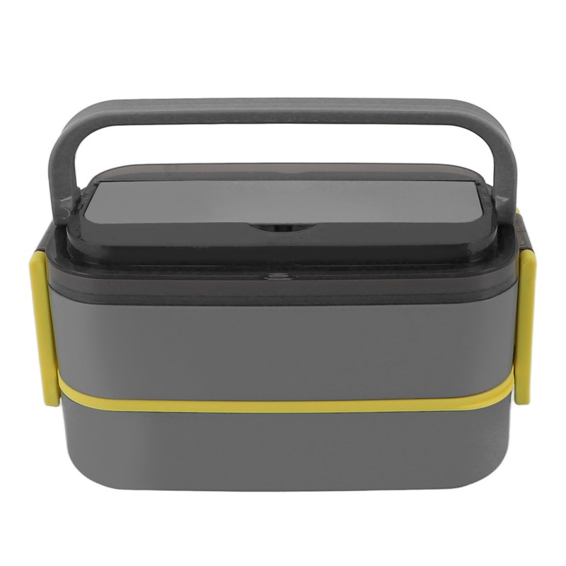 Lunch Box Double Layer Microwave Safe Leakage Proof Stainless Steel