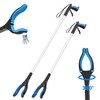 2-Pack 32" and 43" Long Grabber Reacher Tool, Tool Intergrated