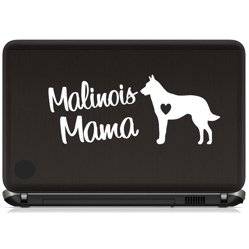 Malinois Mama Decal Sticker for Car Window 8 Inch BG