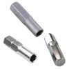 Ankexin Screwdriver Bit Adapter, 6.35mm (1/4") to 4mm, Nickel-Coated