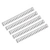 sourcing map Compression Spring, 5Pcs 304 Stainless Steel, 2mm OD,