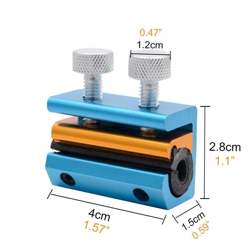 HugeAuto Dual Cable Oiler Lubricator Luber Tool Universal Twin-Clamp Cable