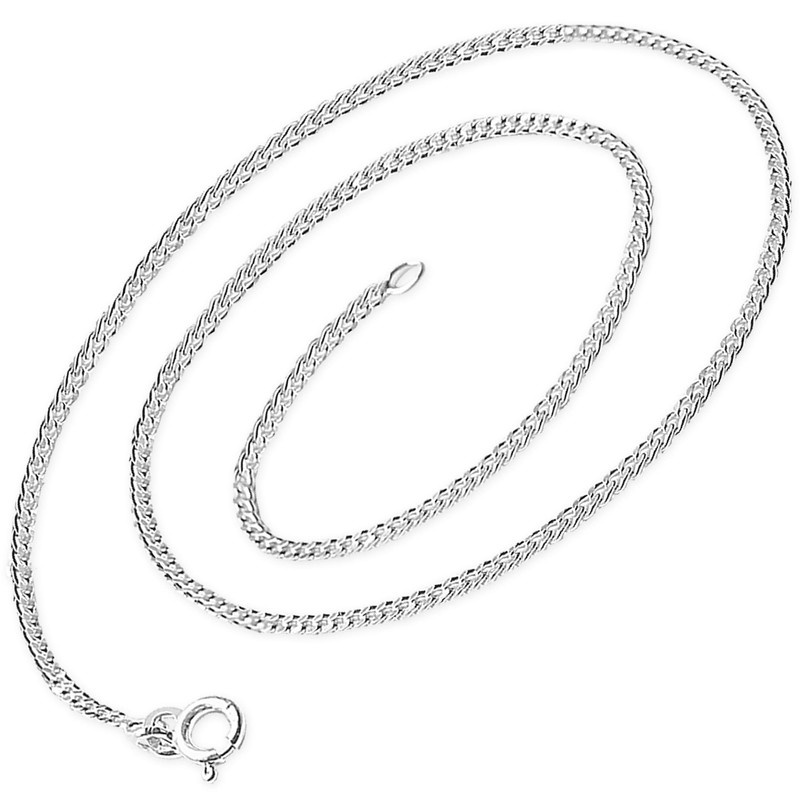 CLEVER SCHMUCK Set Silver Large Men's Cross 32 mm Inside
