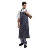 Whites Chefs Clothing A662 Whites Butchers Waist Apron with Navy