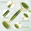 Rodillo De Cuarzo Rosa Guasha Belleza Facial Masaje Jade