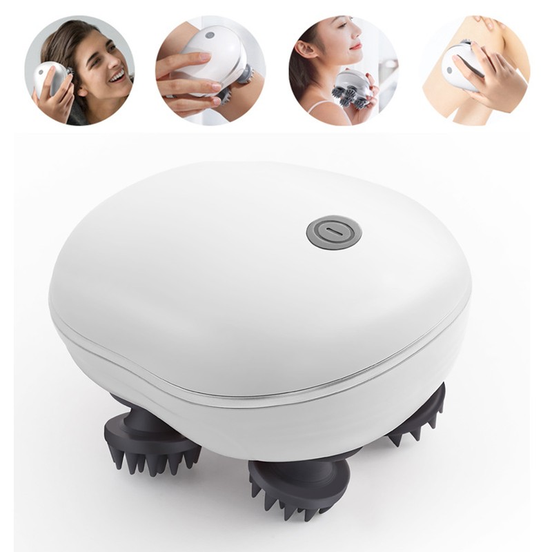 Electric Waterproof Scalp Massager for Relaxation 4 Claws Stress Relief