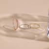 Tiny Heart Ring for Women Thin Stacking Dainty Gold Ring