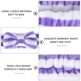 LADES Soft Skincare Headband – Adjustable, Comfortable & Stretchy Fabric, Cute Patterns for Makeup, Facial – Non-Slip, Headband for Hair Control