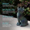 iHeartCats Cat Memorial Figurine with Butterfly - Cat Statue Pet