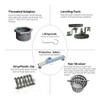 Neodrain 28-Inch Linear Shower Drain with Tile Insert Grate,Brushed 304