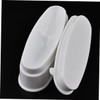 Healvian 2pcs Dipping Powder Container Compact Nail Art Tray for