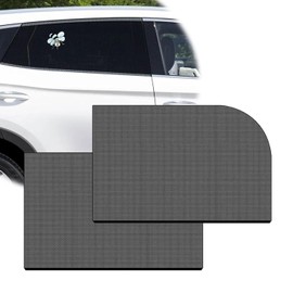 Norhogo 2 Pack Car Window Sun Shade, Car Rear Children's Window Shades for Baby, Car Blackout Blinds Rear Window for Block UV Ray Mosquito, Fits Most SUV Off-Road Universal (Rear Side Window)