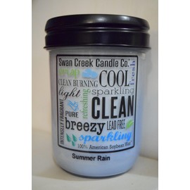 Swan Creek Candle Co. Kitchen Pantry Jar: Summer Rain