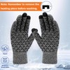 USB Heated Gloves, Double-Sided Heating Winter Thermal Gloves for Men