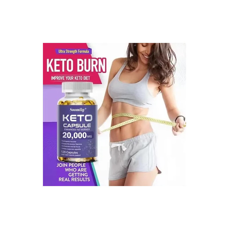 Capsulas Keto, Quemador Grasa, Natural 120 Caps Extra Fuerte