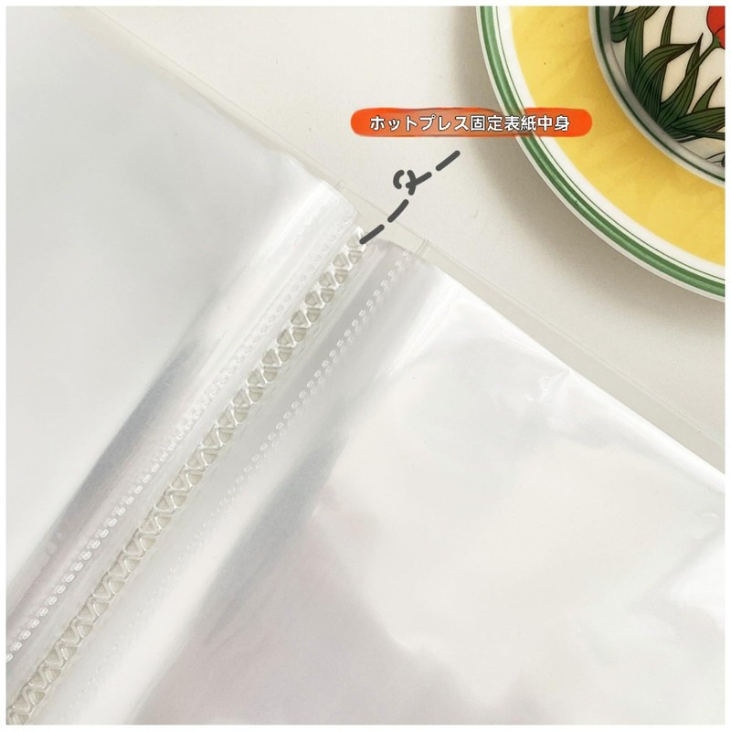 Wnbsiue Sticker Storage Album, Sealing File, Large Capacity, Clear File,