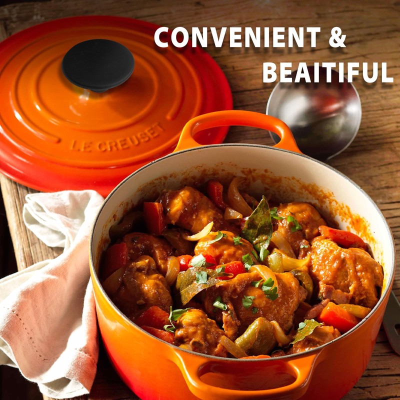 Uenhoy 4 Pcs Dutch Oven Knob Bakelite Pan Pot Lid